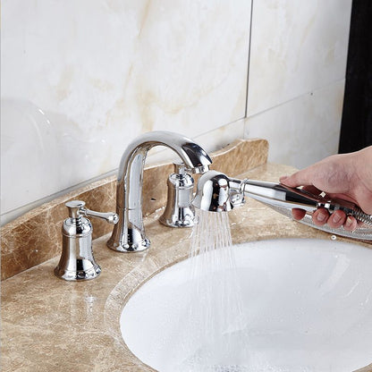 BowLift | Contemporary Tub Faucet Deck Mount Trim Bathtub Faucet Trim for Bathroom