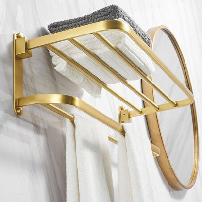 BowLift | Modern Bathroom Hardware Paper Holder Bathroom Shelf Gold Bathroom Accessories Set