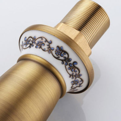 BowLift | Low arch country vessel faucet single lever brass faucet for bathroom