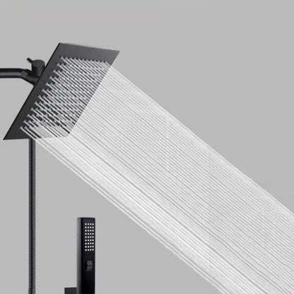 BowLift | Traditional Square Dual Shower Heads Metal Wall Mounted Dual Shower Heads