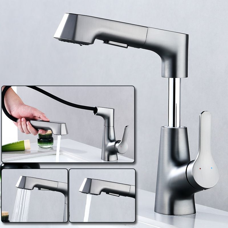 Skanto | Modern Faucet Solid Copper Centerset Bathroom Faucet