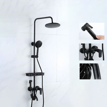 BowLift | Modern adjustable water flow shower faucet shower arm shower system on the wall
