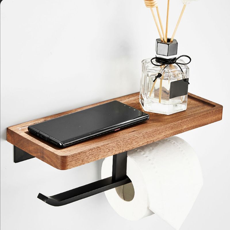 BowLift | 7-piece toilet accessory set made of solid wood and metal