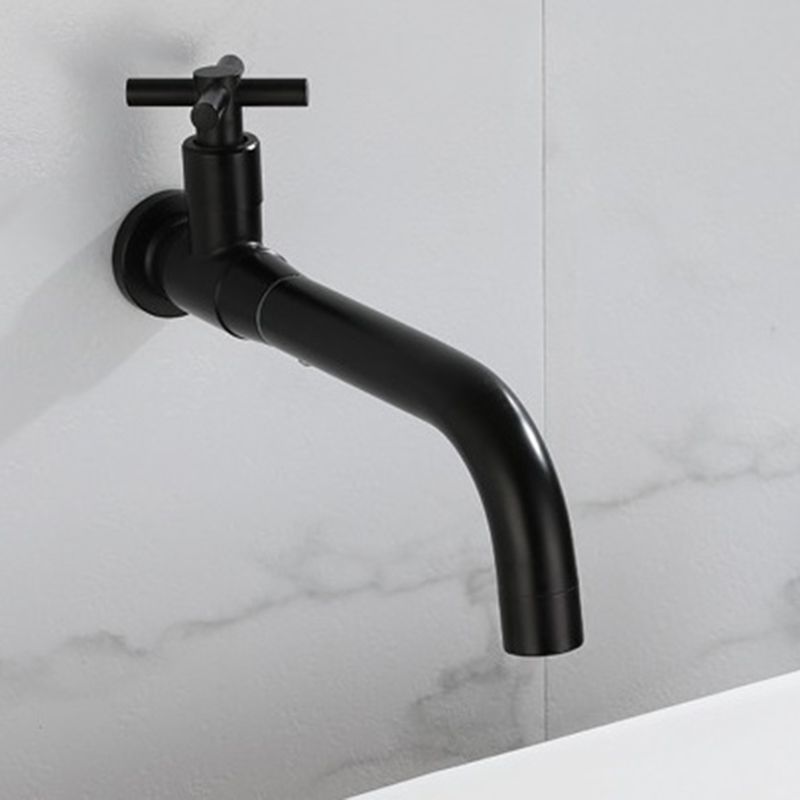Modern single-lever basin faucet with 1 hole for wall mounting