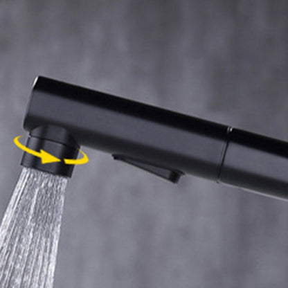 BowLift | Round Vessel Sink Bathroom Faucet Simple Style Faucet with Brass Material
