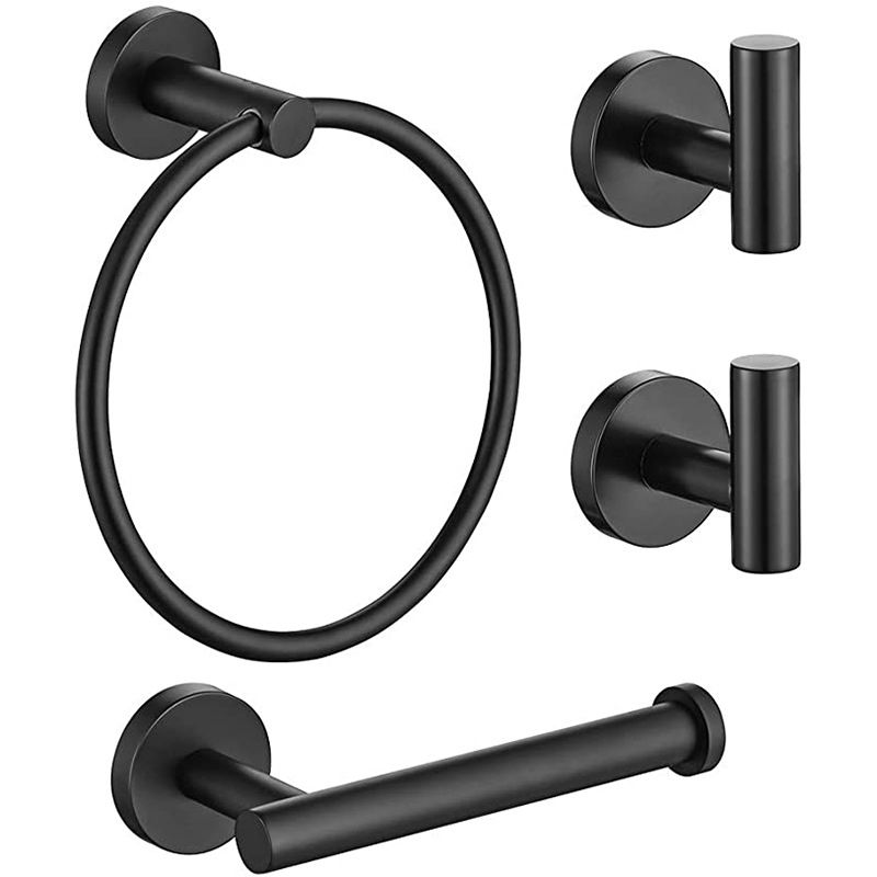 BowLift | Traditional Bathroom Hardware Accessory Set Towel Ring/Bathrobe Hook/Towel Bar