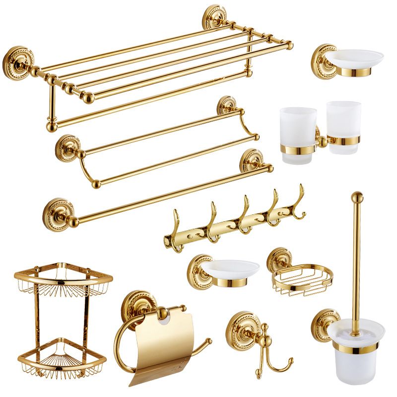 Skanto | Traditional Gold Bathroom Fixture Set Copper Bathroom Set