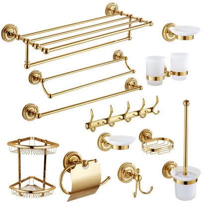 Skanto | Traditional Gold Bathroom Fixture Set Copper Bathroom Set