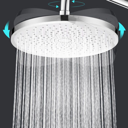 BowLift | Round Fixed Shower Head High Flow Aerated Wall Mount Shower Head