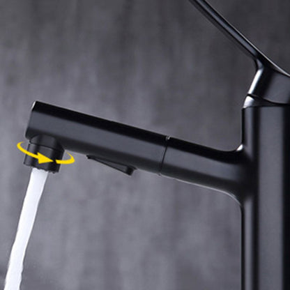 BowLift | Round Vessel Sink Bathroom Faucet Simple Style Faucet with Brass Material