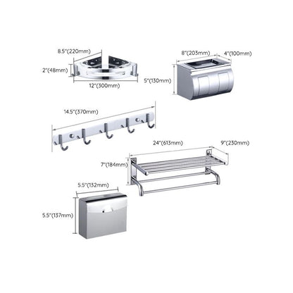 BowLift | Silver Contemporary Bathroom Accessories As Individual Pieces Or As A Set