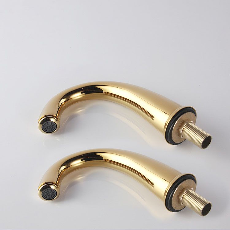 BowLift | Modern widespread sink faucet Simple bathroom double handle faucet with lever handle