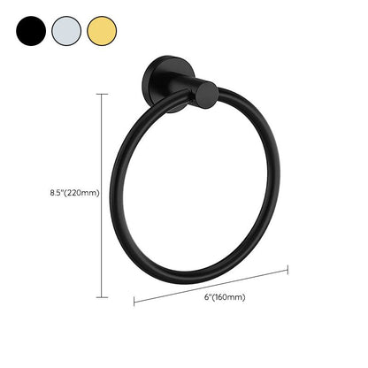 BowLift | Traditional Bathroom Hardware Accessory Set Towel Ring/Bathrobe Hook/Towel Bar