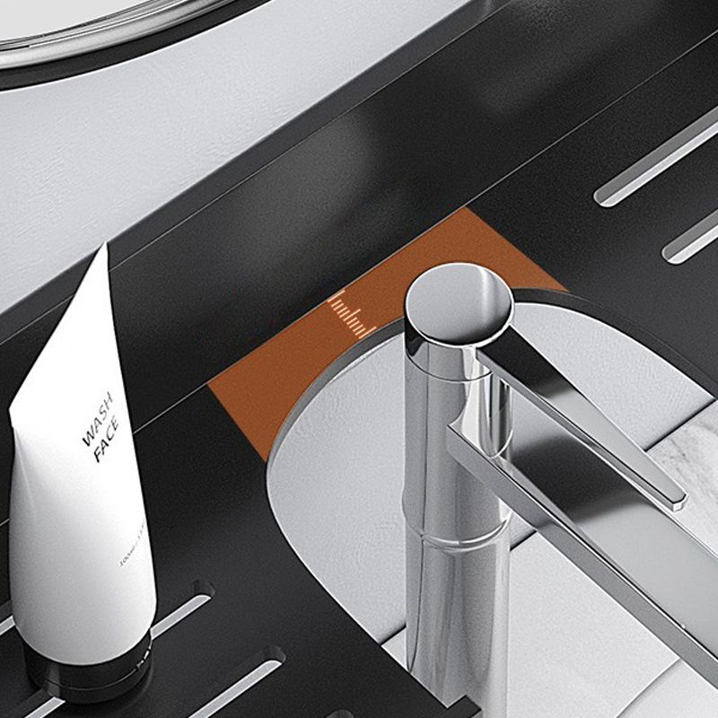 BowLift | 2-piece modern bathroom hardware set bathroom shelf