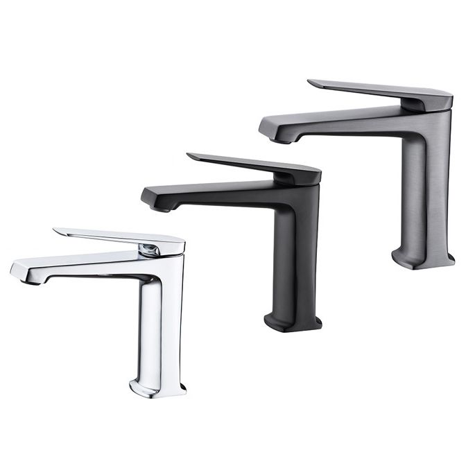 BowLift | Modern centerset bathroom faucet Solid color copper faucet for the bathroom