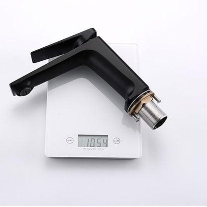 BowLift | Modern centerset bathroom faucet Solid color copper faucet for the bathroom