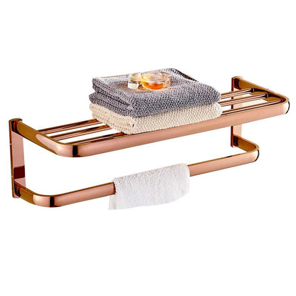 BowLift | 6-piece Bathroom Accessory Set Vintage Brass Bath Hardware Set