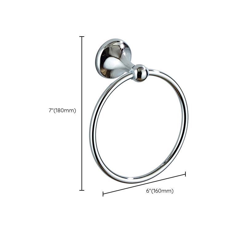 Metal Bathroom Set Traditional Style Chrome Bathroom Accessory Set