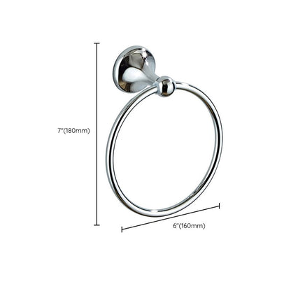 Metal Bathroom Set Traditional Style Chrome Bathroom Accessory Set