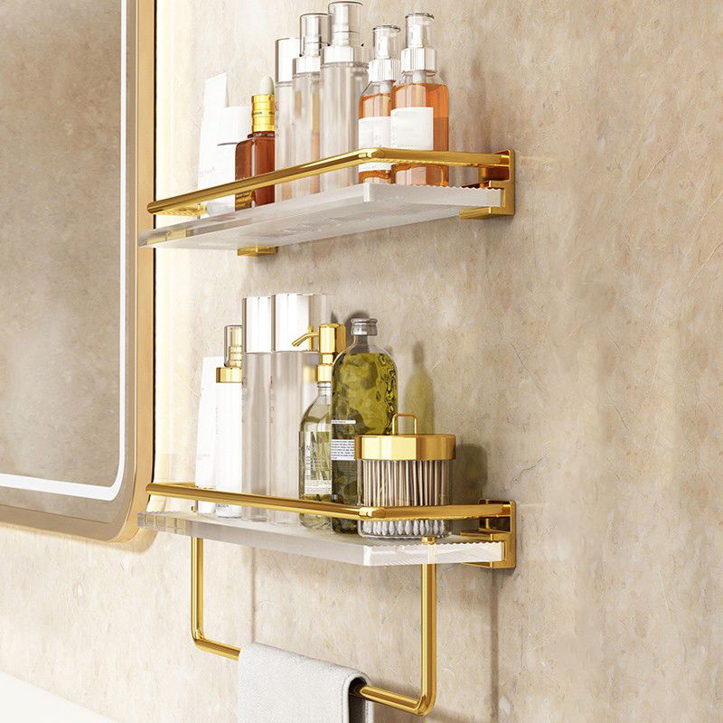 BowLift | Modern Silver/Gold Bathroom Hardware Set Bathroom Shelf Bathroom Set