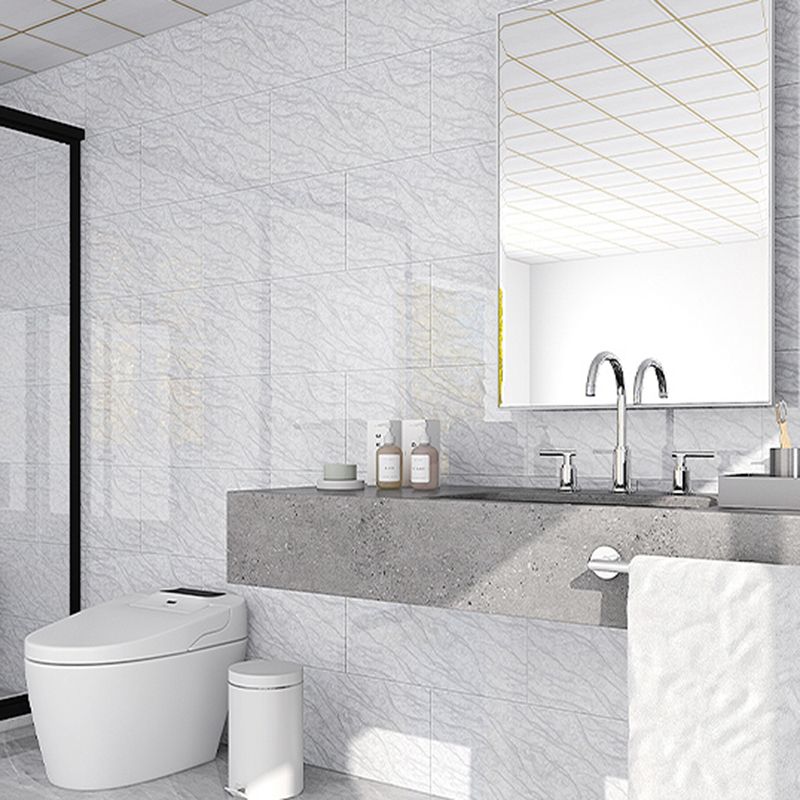 BowLift | Single Tile Peel and Stick Back Splash Modern Style Bathroom Peel and Stick Back Splash