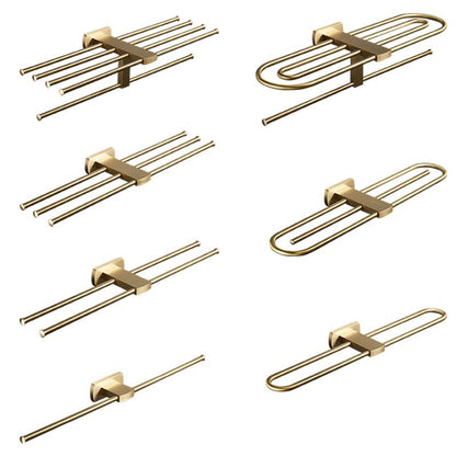 BowLift | Traditional Golden Bath Accessory Set Brass Bathroom Accessories Kit
