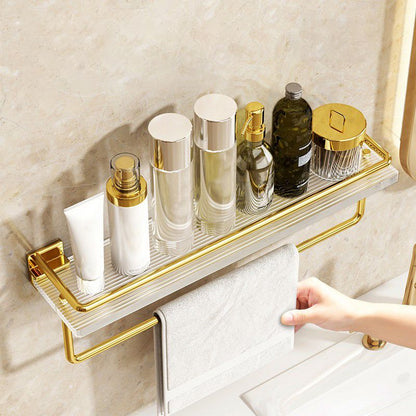 BowLift | Modern Silver/Gold Bathroom Hardware Set Bathroom Shelf Bathroom Set
