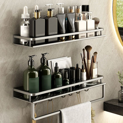Skanto | Minimalist Matte Metal Bathroom Accessory Set Modern Bathroom Shelf