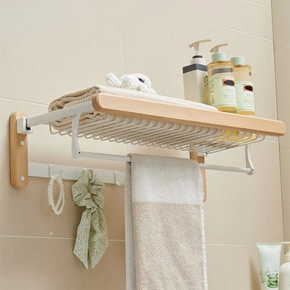 BowLift | White Bathroom Set Solid Wood & Aluminium Bathroom Accessories individually or as a set