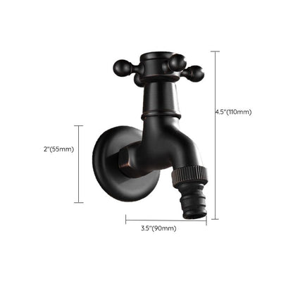 BowLift | Wide Bathroom Sink Faucet Wall-Mounted Cross Handle Faucet