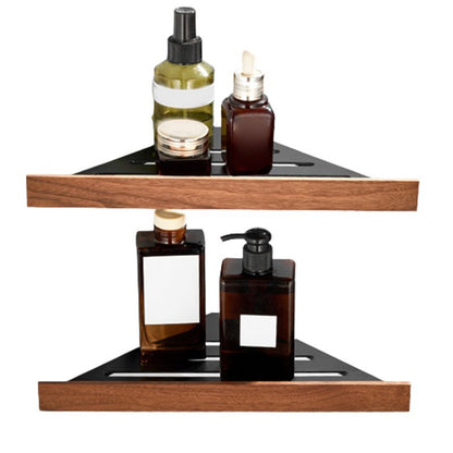 BowLift | 7-piece toilet accessory set made of solid wood and metal