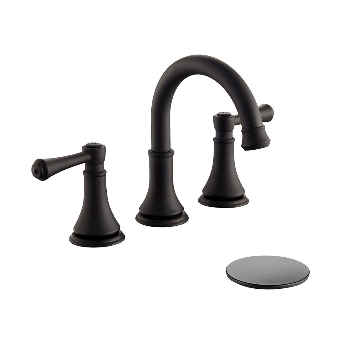 BowLift | Modern Sink Faucet Widespread Faucet with 2 Handles and 3 Holes
