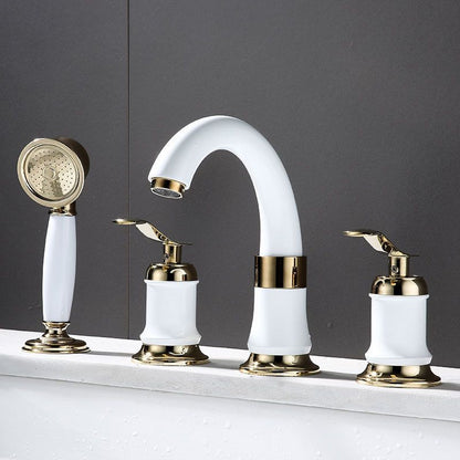 BowLift | Modern Vessel Faucet Metal Lever Handles Low Arc Vessel Faucet for Home