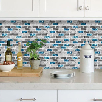 BowLift | Peel and Stick Wall Tile Water Repellent Rectangle PVC Peel & Stick Subway Tile