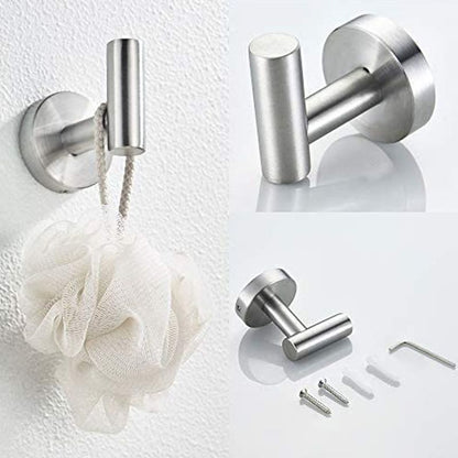BowLift | Traditional Bathroom Hardware Accessory Set Towel Ring/Bathrobe Hook/Towel Bar