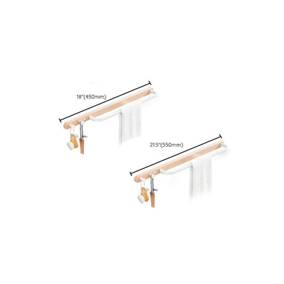 BowLift | White Bathroom Set Solid Wood & Aluminium Bathroom Accessories individually or as a set