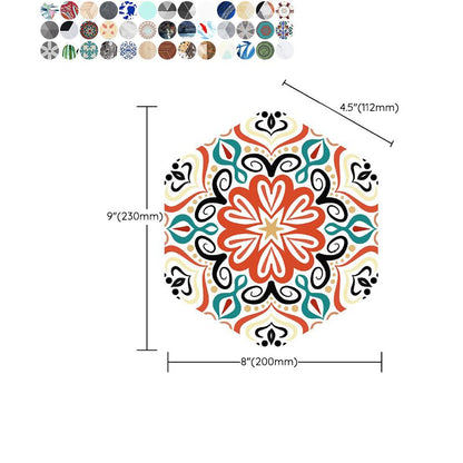 BowLift | Plastic Mosaic Tile Wallpaper Hexagonal for Stick-On and Removable Back Wall Tile