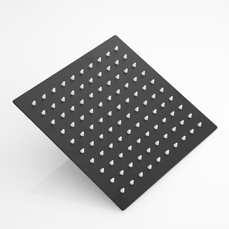 BowLift | Square and Round Shower Head made of Stainless Steel, Fixed Mounted Ceiling Shower Head in Black