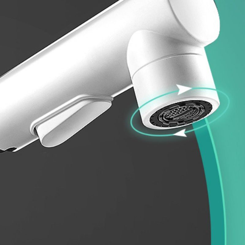 Pull-out single-lever 1-hole basin mixer