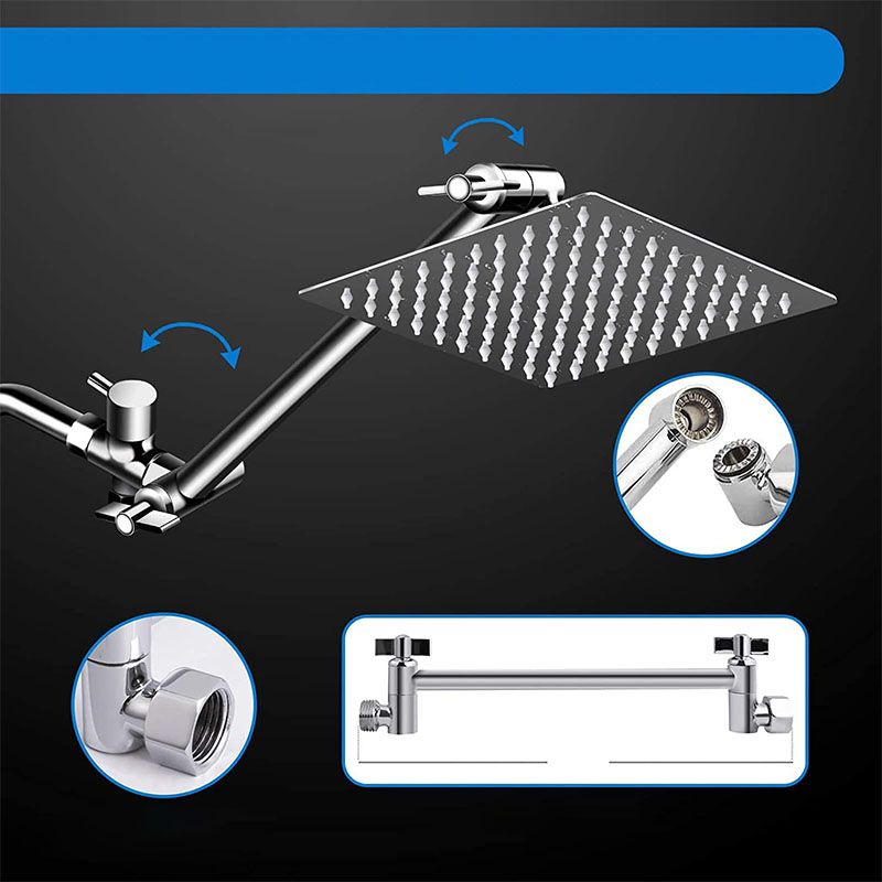 BowLift | Modern shower combination spray 5 setting patterns handheld shower head with large shower head