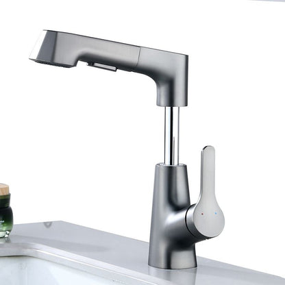 Skanto | Modern Faucet Solid Copper Centerset Bathroom Faucet