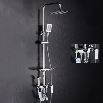 BowLift | Modern adjustable water flow shower faucet shower arm shower system on the wall