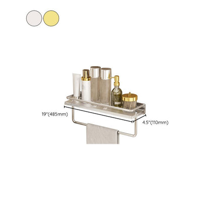 BowLift | Modern Silver/Gold Bathroom Hardware Set Bathroom Shelf Bathroom Set