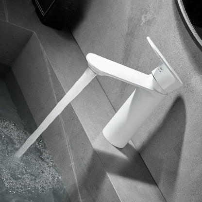 Kalsten | Bathroom Sink Faucet Lever Handle Brass Monochrome Bathroom Faucet