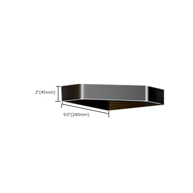 BowLift | Modern Bathroom Set with Bath Shelf/Towel Holder & Paper Holder Black Bathroom Hardware