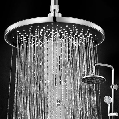 BowLift | Contemporary Showerhead Combination Rainfall Chrome Wall Mount Showerhead