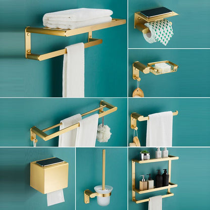 BowLift | Traditional Bathroom Accessory Hardware Set Gold Bathroom Accessory Set