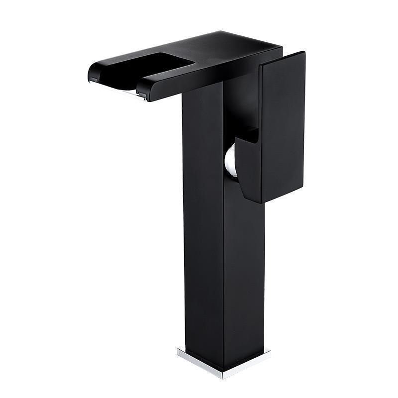Skanto | Modern Brass Faucet with LED Waterfall Sink Mixer Tap