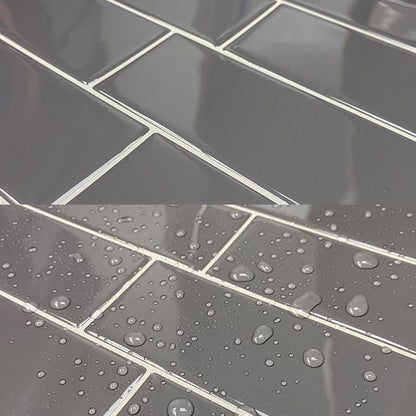 BowLift | Peel and Stick Tiles Rectangle PVC Waterproof Peel and Stick Tiles Subway 10-Pack