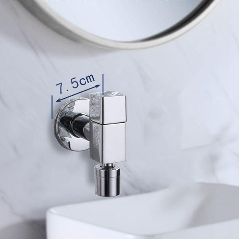 BowLift | Contemporary Wall Mounted Bathroom Faucet Knob Handle Solid Brass Round Faucet